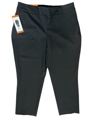 NWT Hilary Radley Pull On Ankle Pant Black Size 16